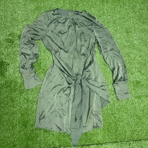 Elegant Green Mini Dress